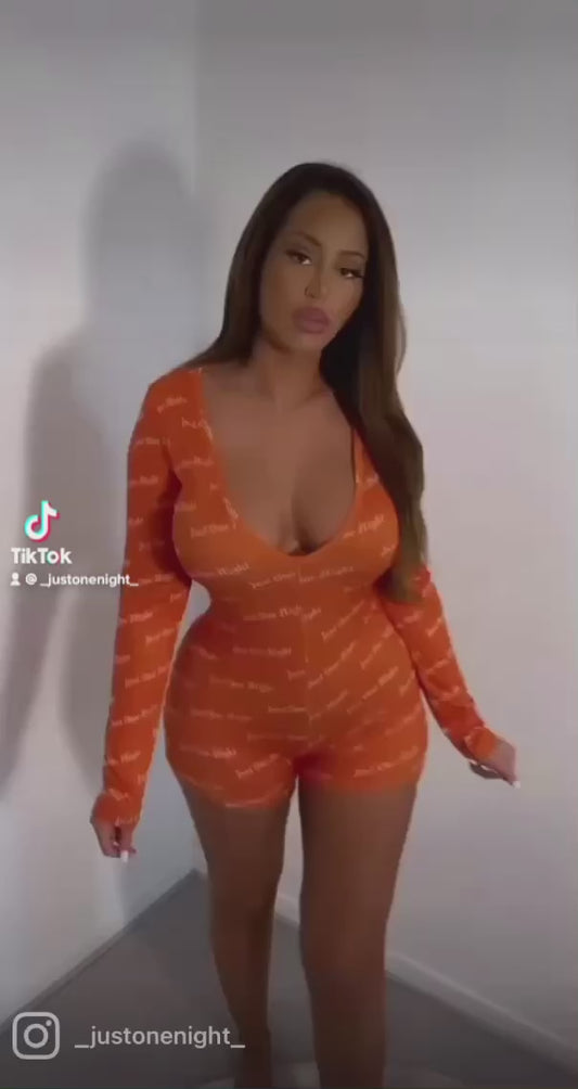Pyjama just one night orange